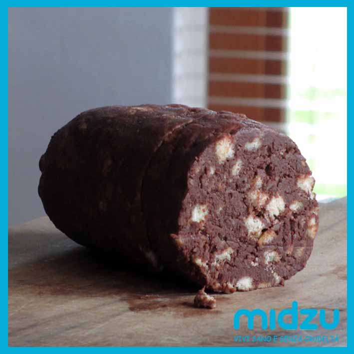 Salame vegan al cioccolato